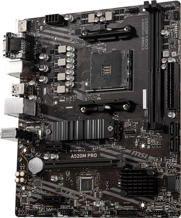 MSI A520M PRO Placa base AM4 Micro ATX DDR4