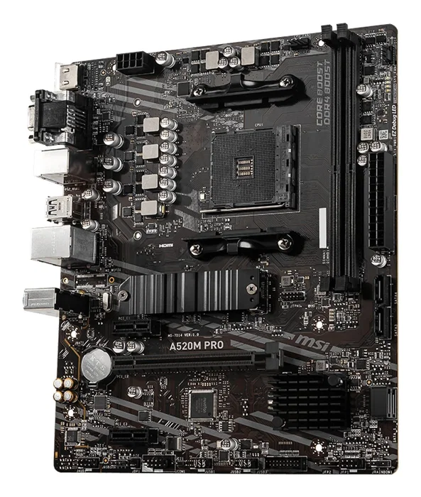 MSI A520M PRO Micro ATX AMD A520 DDR4 MSI A520M PRO Micro ATX AMD A520 DDR4