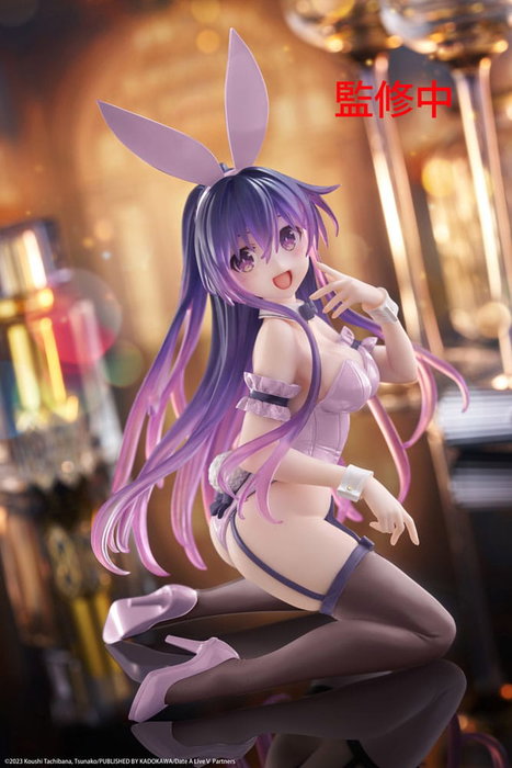 Date A Live Estatua PVC Desktop Cute Figure Tohka Yatogami (Bunny Ver.) Renewal 13 cm