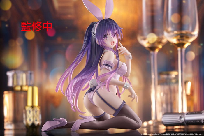 Date A Live Estatua PVC Desktop Cute Figure Tohka Yatogami (Bunny Ver.) Renewal 13 cm