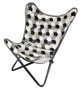 DKD Home Decor Sillón Colonial Marrón Blanco Piel Hierro 70x70x90 cm
