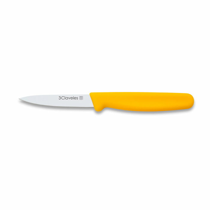 3 Claveles Cuchillo verduras 8 cm modelos y colores surtidos, expositor 24 uds. (Variados)</div>