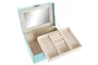 DKD Home Decor Joyero Glam Verde Menta 17 x 13 x 8.5 cm