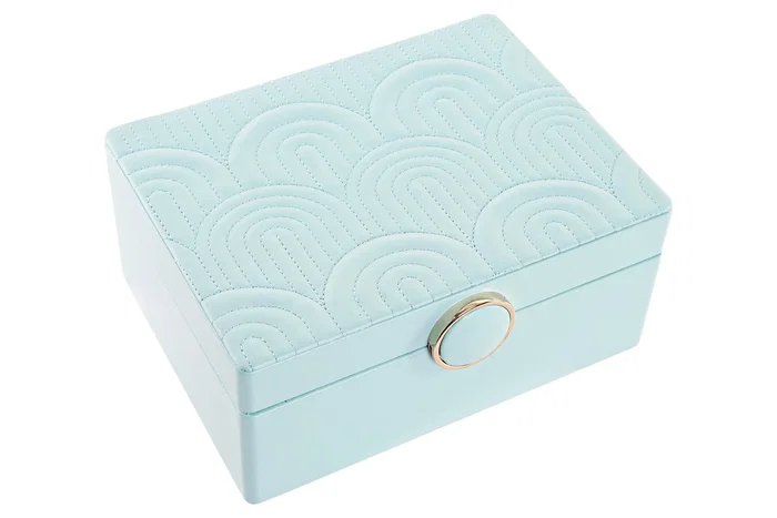 DKD Home Decor Joyero Glam Verde Menta 17 x 13 x 8.5 cm DKD Home Decor Joyero Glam Verde Menta 17 x 13 x 8.5 cm