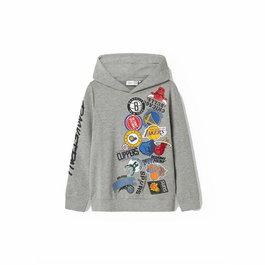 Sudadera con Capucha Niño Name It Gris claro
