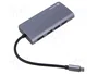 NATEC NMP-2162 Fowler 2 V2 Hub USB-C Gris