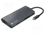NATEC NMP-2162 Fowler 2 V2 Hub USB-C Gris