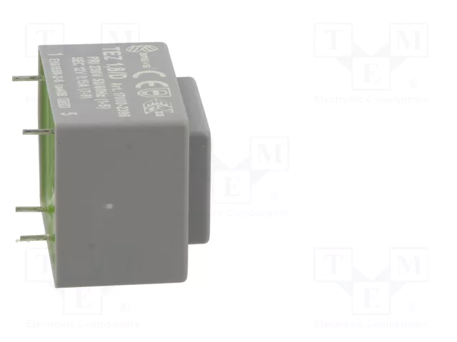 BREVE TUFVASSONS TEZ Transformador cerrado de 1,8VA 230V AC a 12V 150mA para PCB BREVE TUFVASSONS TEZ Transformador cerrado de 1,8VA 230V AC a 12V 150mA para PCB