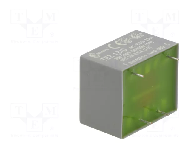 BREVE TUFVASSONS TEZ Transformador cerrado de 1,8VA 230V AC a 12V 150mA para PCB BREVE TUFVASSONS TEZ Transformador cerrado de 1,8VA 230V AC a 12V 150mA para PCB