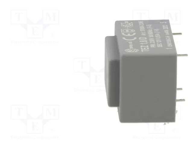 BREVE TUFVASSONS TEZ Transformador cerrado de 1,8VA 230V AC a 12V 150mA para PCB BREVE TUFVASSONS TEZ Transformador cerrado de 1,8VA 230V AC a 12V 150mA para PCB