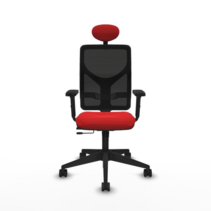 PIQUERAS Y CRESPO Silla de oficina Motilla con mecanismo Sincro/Traslack, Rojo y Negro PIQUERAS Y CRESPO Silla de oficina Motilla con mecanismo Sincro/Traslack, Rojo y Negro