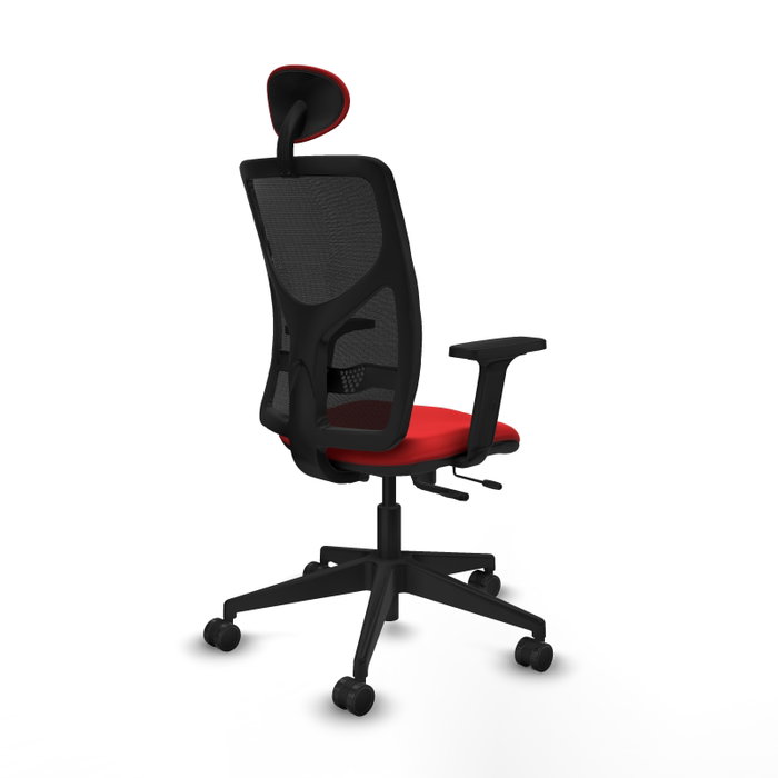 PIQUERAS Y CRESPO Silla de oficina Motilla con mecanismo Sincro/Traslack, Rojo y Negro PIQUERAS Y CRESPO Silla de oficina Motilla con mecanismo Sincro/Traslack, Rojo y Negro