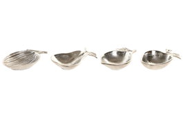 DKD Home Decor Bandeja de Aluminio Plateada para Fruta