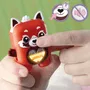 Hasbro HASG2215ES0 Nano-mals Pamanda, el panda rojo, compañero electrónico interactivo con más de 70 reacciones, para niños a partir de 5 años