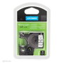 Dymo Cinta D1 12mm x 5,5m Negro sobre Blanco Poliéster Permanente