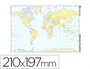 Teide Mapa Mudo Color Din A4 Planisferio Político 210 x 297 mm