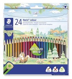 Lapices De Colores Staedtler 187 Noris Colour Wopex Estuche De 24 (Set de 5)