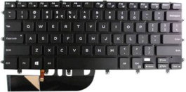 Dell Teclado para Portátil WDHC2 Retroiluminado, 80 Teclas, Inglés Internacional