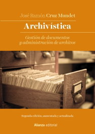 Archivística, José Ramón Cruz Mundet - ALIANZA