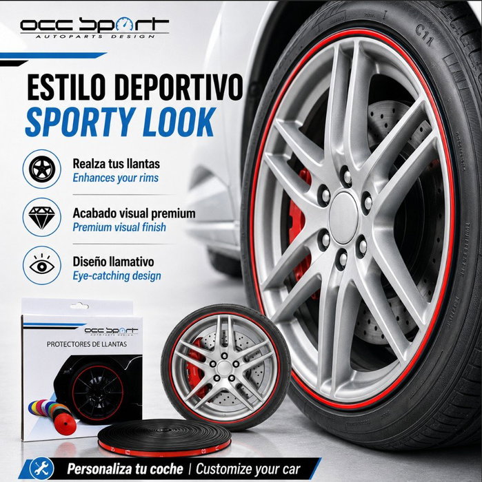 Occ Sport Protector de Llantas Negro