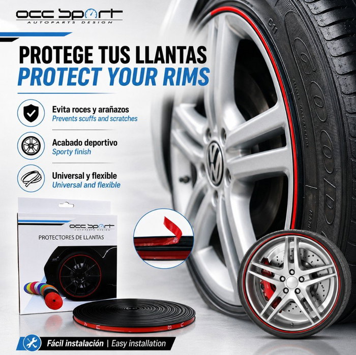 Occ Sport Protector de Llantas Negro