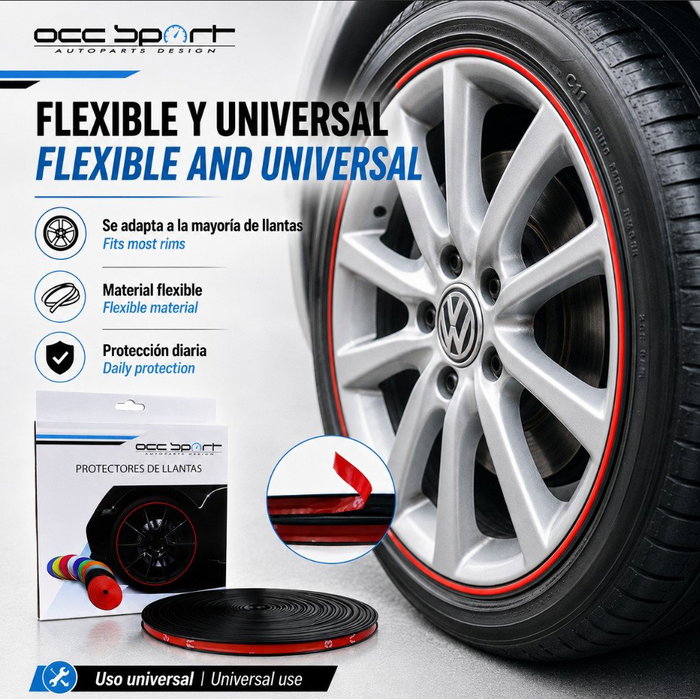 Occ Sport Protector de Llantas Negro