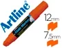 Artline Rotulador Pizarra Negra/Verde EPW-12, Punta Rectangular 12 mm, Color Naranja