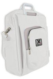 Approx Mochila para Portátil 15.6" APP-NBST15WG, Diseño en Blanco y Gris