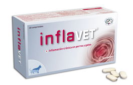 Pharmadiet INFLAVET Complemento Alimenticio Antiinflamatorio Cronico con Baicalina, Resveratrol y Ácidos Boswelicos - 60 Cápsulas