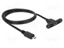 DeLOCK Cable USB 2.0 Micro-B Macho a Hembra de 1 m