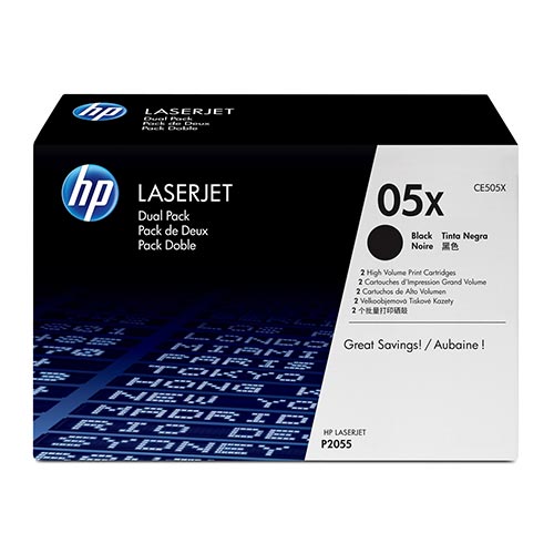 HP Cartucho de tóner 05X CE505X Negro Alta Capacidad HP Cartucho de tóner 05X CE505X Negro Alta Capacidad
