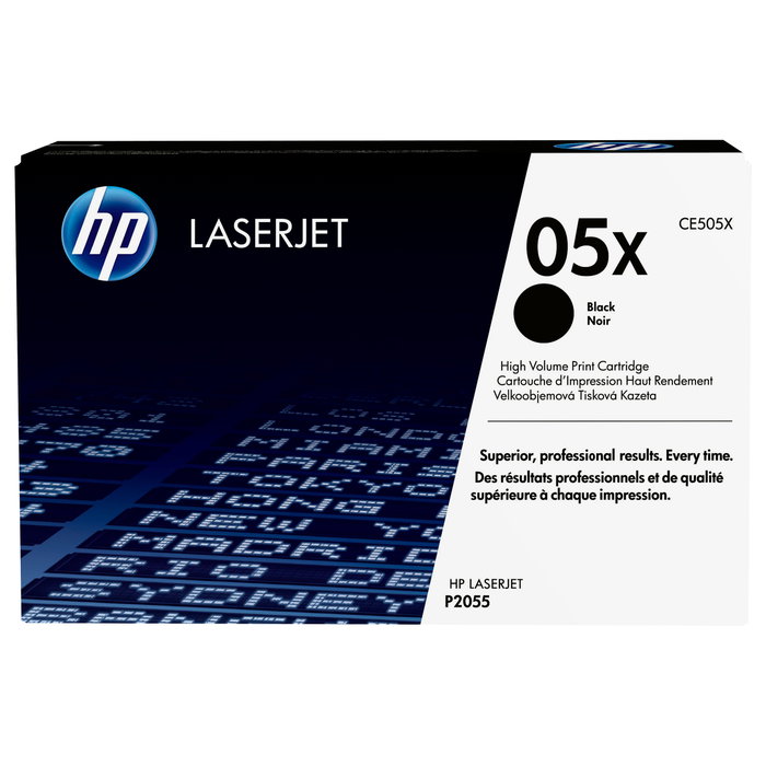 HP Cartucho de tóner 05X CE505X Negro Alta Capacidad HP Cartucho de tóner 05X CE505X Negro Alta Capacidad