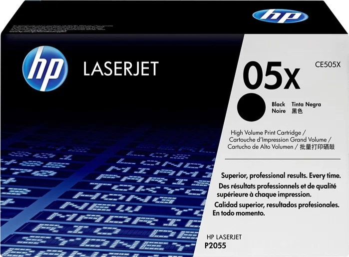 HP Cartucho de tóner 05X CE505X Negro Alta Capacidad HP Cartucho de tóner 05X CE505X Negro Alta Capacidad