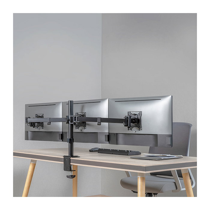 LogiLink BP0173 Soporte Triple para Monitores de 17-27 pulgadas