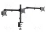 LogiLink BP0173 Soporte Triple Monitor 17-27 pulgadas