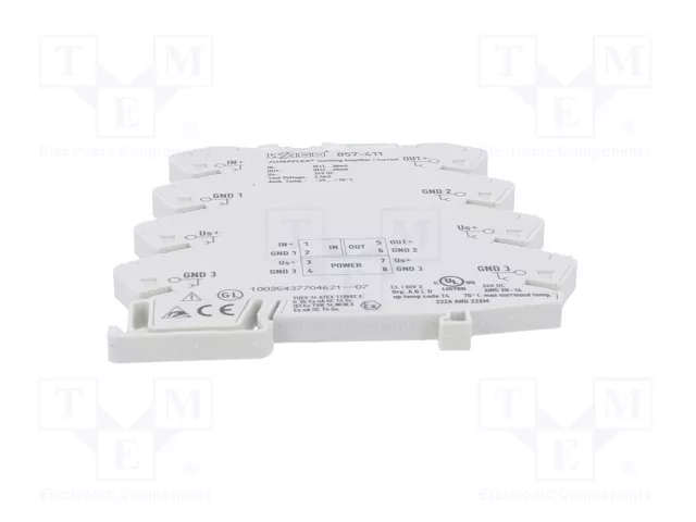 WAGO Transductor Separador de Señal y Amplificador para Raíl DIN WAGO Transductor Separador de Señal y Amplificador para Raíl DIN