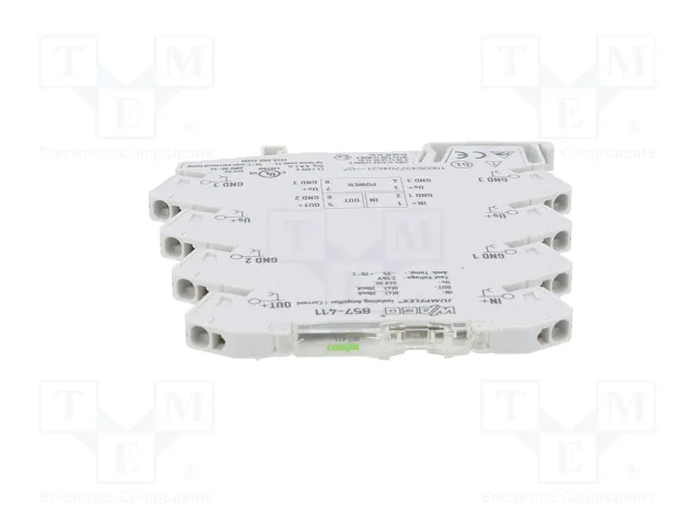 WAGO Transductor Separador de Señal y Amplificador para Raíl DIN WAGO Transductor Separador de Señal y Amplificador para Raíl DIN