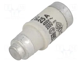 ETI POLAM Fusible de cartucho de cerámica D02 25A
