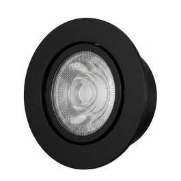 Synergy21 Synergy 21 LED Deckeneinbauspot Helios negro, redondo y ajustable, blanco neutro