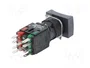 SCHNEIDER ELECTRIC Interruptor de presión Harmony XB6 16mm rojo con LED