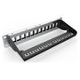 Digitus Patchpanel 1HE 12-Port Modular, 12 Puertos, Montaje en Bastidor, 1U, Negro