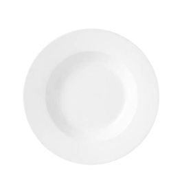 STEELITE SIMPLICITY Plato Hondo 27 cm, Vitro Porcelana Blanca para Hostelería (Set de 12)