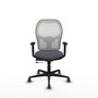 PIQUERAS Y CRESPO Silla de oficina Jorquera Gris y Blanca