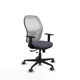 PIQUERAS Y CRESPO Silla de oficina Jorquera Gris y Blanca