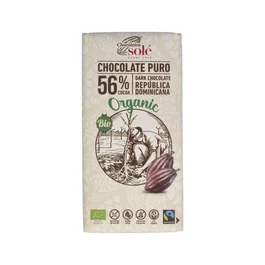 Chocolates Sole Chocolate Negro 56% con Canela 100g Eco