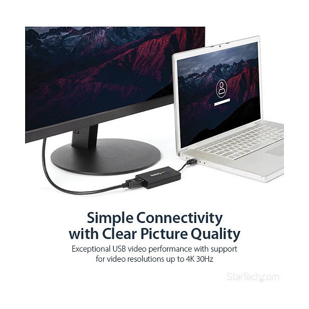 StarTech.com Adaptador USB 3.0 a DisplayPort 4K Ultra HD USB32DP4K