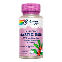 SOLARAY Mastic Gum 1000Mg 45 Cápsulas Vegetales Bienestar Digestivo
