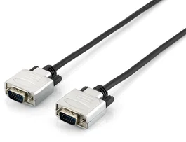 Equip Cable VGA 30m Macho/Macho Negro y Plata