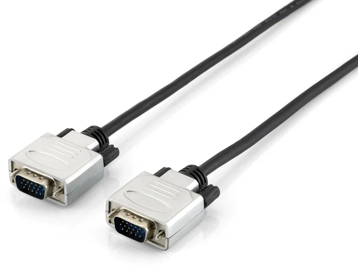 Equip Cable VGA 30m Macho/Macho Negro y Plata Equip Cable VGA 30m Macho/Macho Negro y Plata