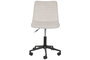 DKD Home Decor Silla de Poliéster y Metal Beige con Ruedas